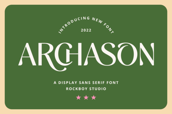 Archason Font: The Clean Typeface for Bold Campaigns