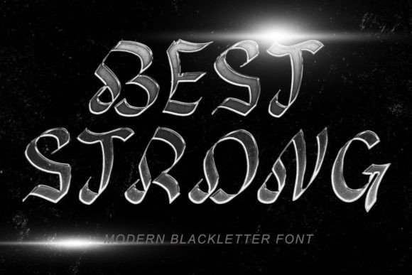 Best Strong: A Bold Blackletter Font for Web Headers