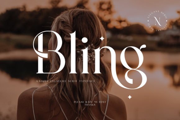 Bling: A Luxurious Serif Font for Web Design