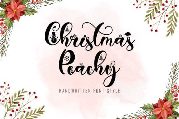 Boost Holiday Campaigns with the Christmas Peachy Font