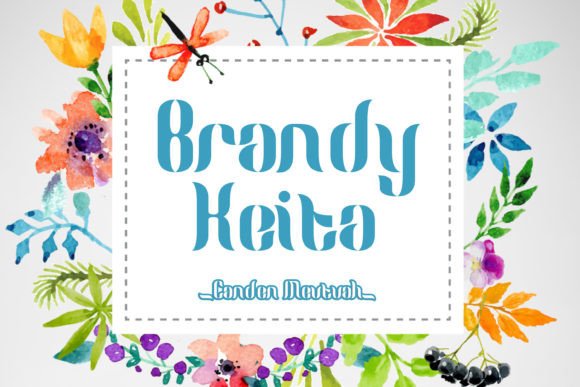 Brandy Keita: A Refined Serif Font for Editorial Design