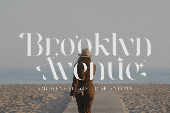 Brooklyn Avenue Font for Elegant Craft Projects