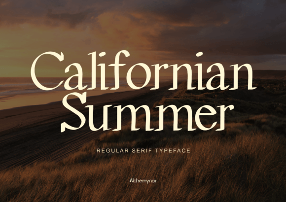 California Summer: The Serif Font for Clear Campaigns