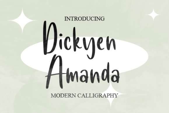 Dickyen Amanda: A Flowing Script for Web Design