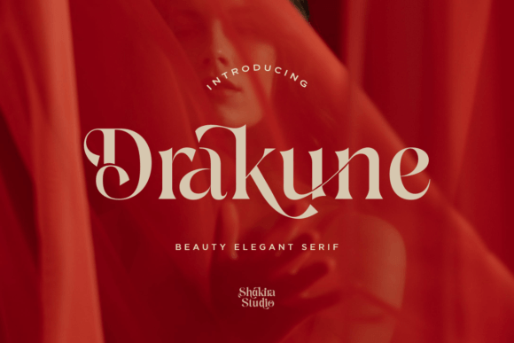 Drakune: A Serif Font for Creative Campaigns