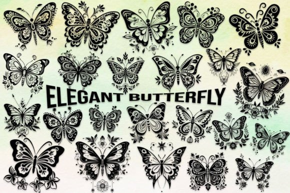Elegant Butterfly Font for Creative Projects