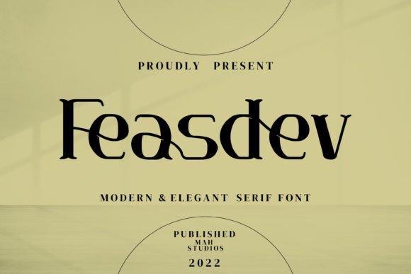 Elevate Campaign Visuals with the Feasdev Serif Typeface