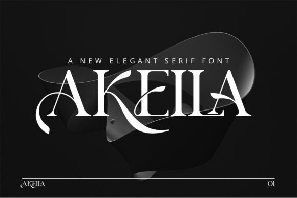 Elevate Web Design with Akeila: A Stylish Serif Typeface
