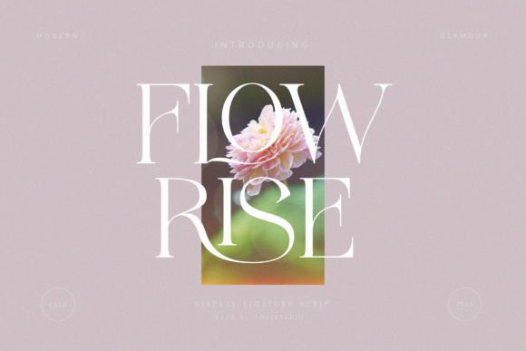 Elevate Your Brand Identity with the Flowrise Typeface