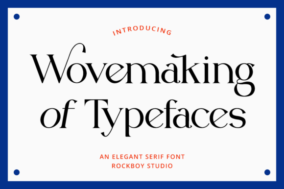 Elevate Your Brand with Wovemaking of Typeface