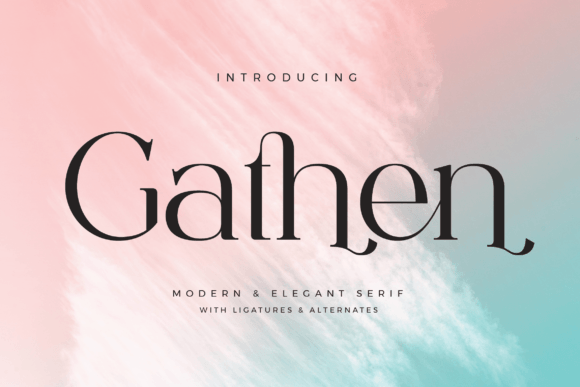 Gathen Font: Elegant Serif for Marketing