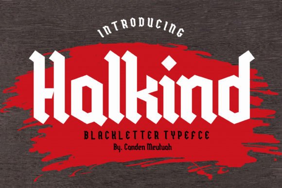 Halkind: A Premium Blackletter Font for Editorial Design