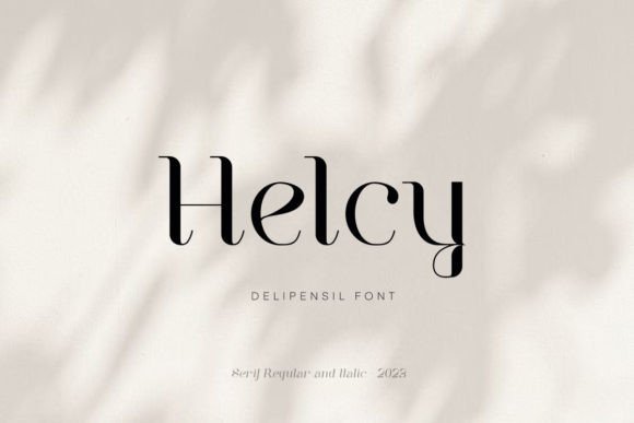 Helcy Typeface: Elevating Small Business Branding with Elegant Serif Fonts