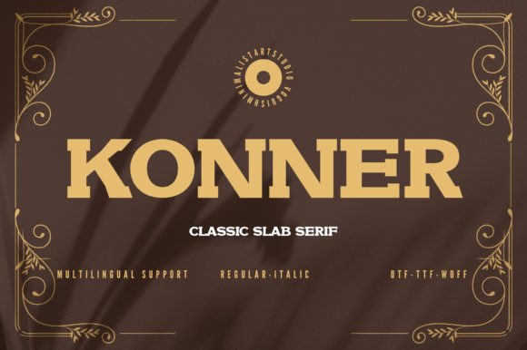 Konner: The Slab Serif Font That Elevates Your Brand