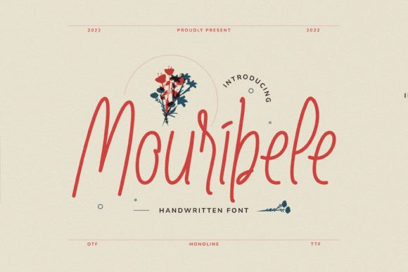 Mouribele: Elegant Handwritten Font