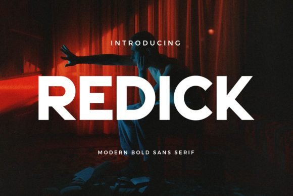 Redick Typeface: The Minimalist Font for Modern Makers