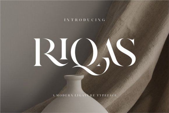 Riqas: A Bold Serif for Modern Brand Identity