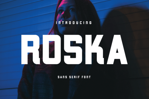 Roska: A Modern Sans Serif Typeface for Web Design
