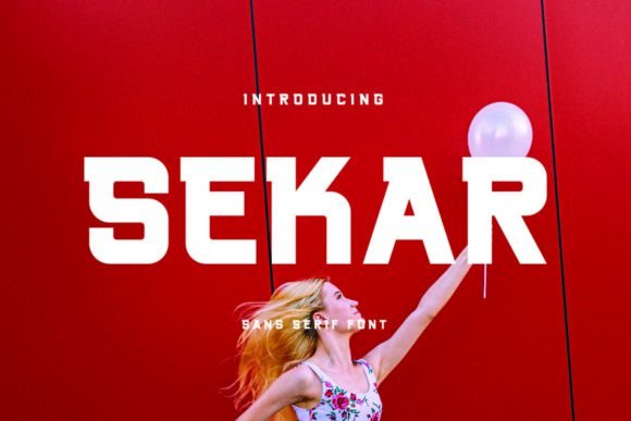 Sekar: A Modern Sans Serif Typeface for Editorial Design
