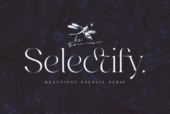 Selectify: The Elegant Serif Font for Polished Branding