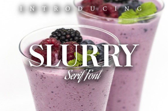 Slurry: The Elegant Serif Font for Handmade Brands