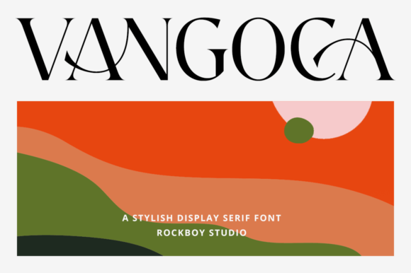 Vangoca: A Refined Serif Font for Modern Web Design