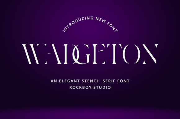 Wadgeton: A Stylish Serif Font for Creative Projects