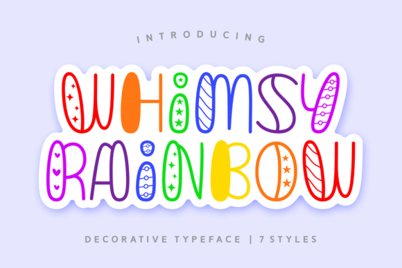 Whimsy Rainbow Font Review: A Playful Typeface for Branding